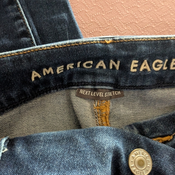 American Eagle Outfitters Women's Blue Jeans - Picture 5 of 7